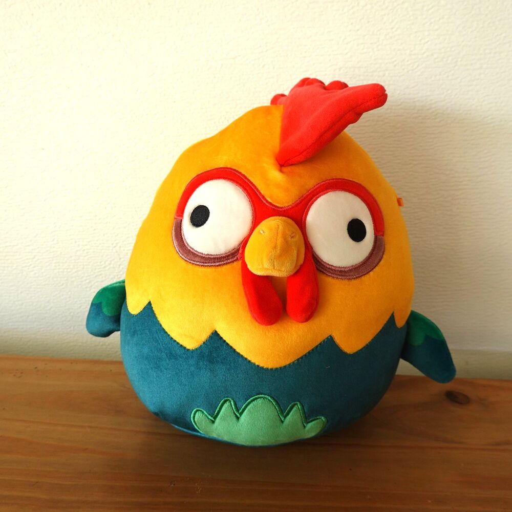Squishmallows Heihei The Rooster Plush 8" Moana Stuffed Toy Disney Collectible